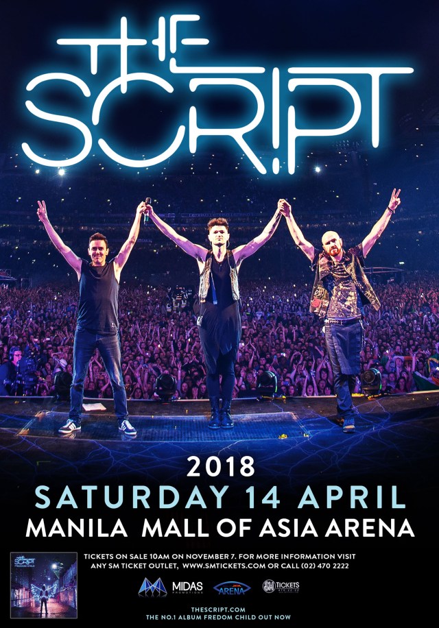 The Script Manila Poster Oct 24