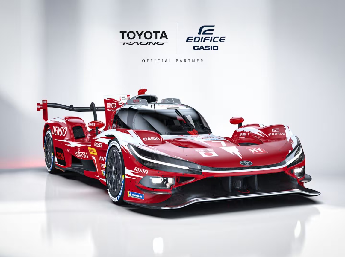 Casio Enters Strategic Partnership with TOYOTA RACING – HYPE MANIA